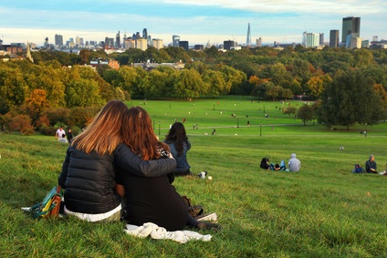 Entspannung in London