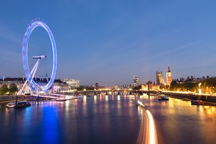 London Eye am Abend