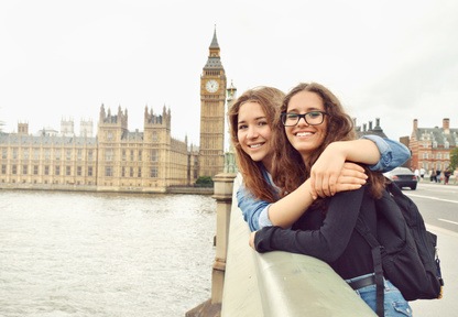 London Reise Personen vor Big Ben