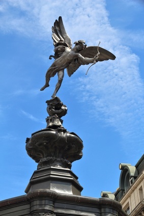 Shaftesbury Memorial Fountain am Piccadilly Circus